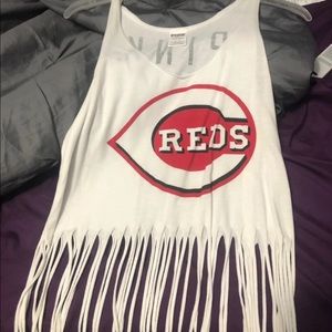 Cincinnati Reds crop top